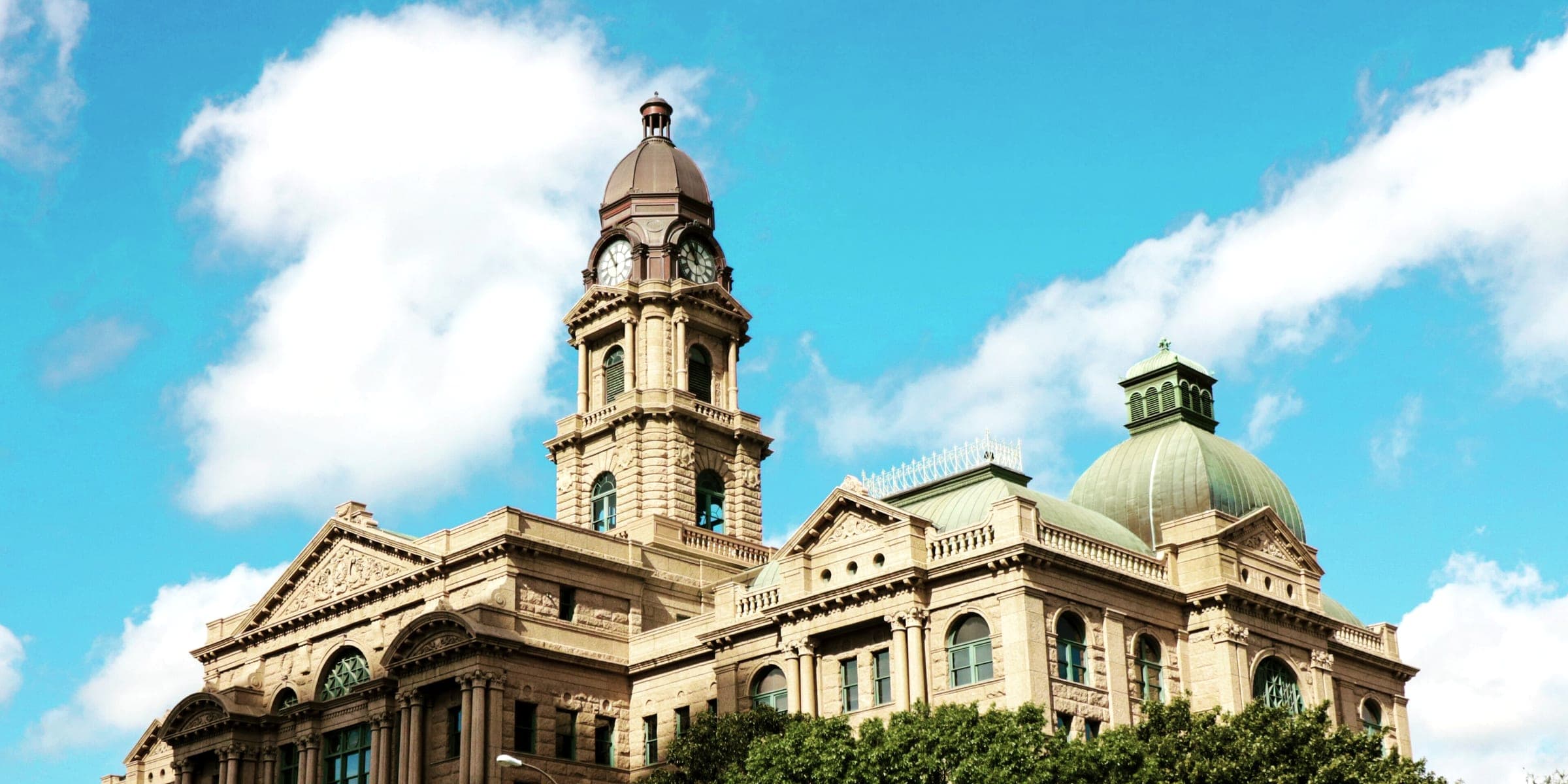 The Tarrant County Courthouse in Fort Worth, Texas.
