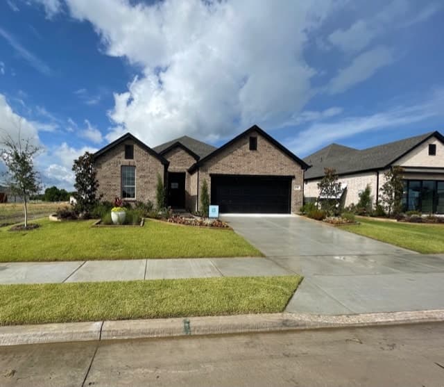 Completed home surveyed for a real estate closing.